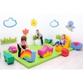 Saltea joacă alveole dreaptă Moje Bambino - imagine 5