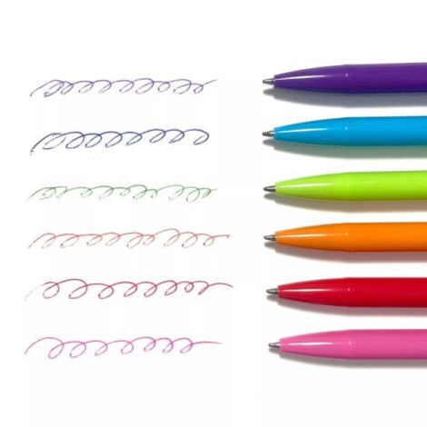 Ooly Bright Writers - 6 Pixuri Colorate Retractabile - imagine 2