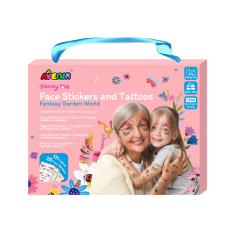 Avenir Set Stickere si Tatuaje Fata Gradina Fantastica