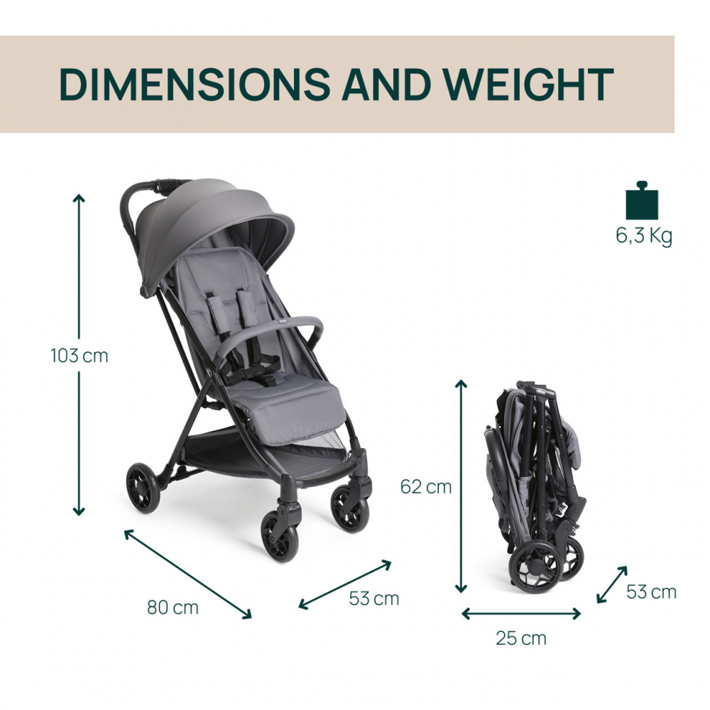 Carucior Sport Chicco Urbino - Manevrabilitate Maxima - imagine 5