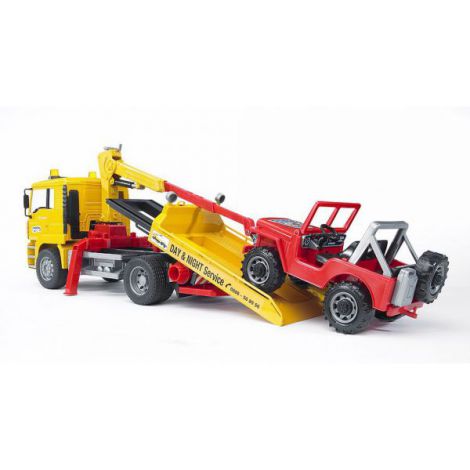 Bruder Camion Tractare MAN TGA + Jucărie Teren - imagine 7