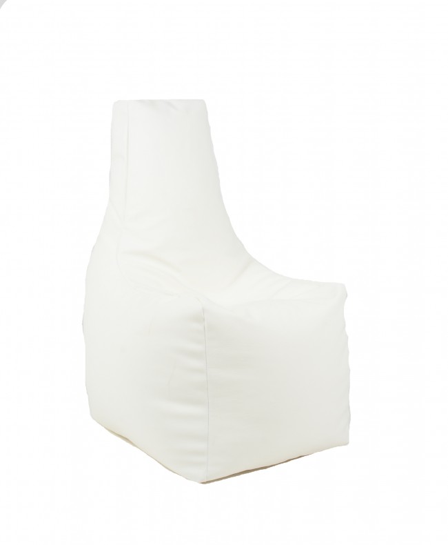Fotoliu Sunlounger White Pufrelax | Confort și Design - imagine 3