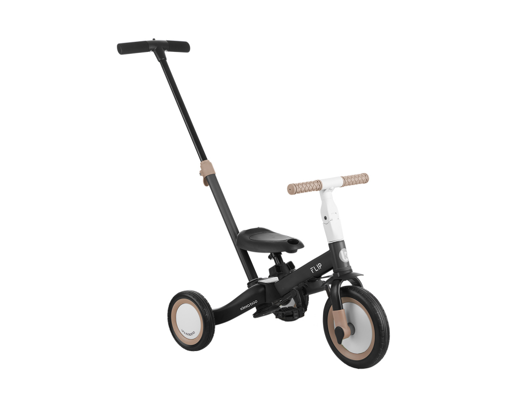 Tricicleta KikkaBoo Flip 5-in-1, Neagră - imagine 3