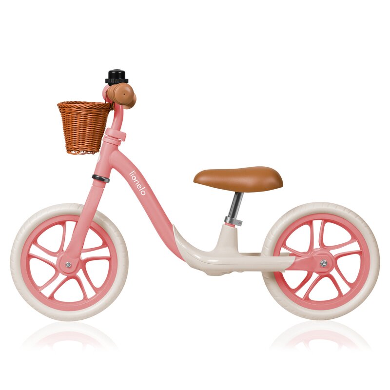 Bicicleta fara pedale Lionelo Alex Plus Pink Rose - imagine 4