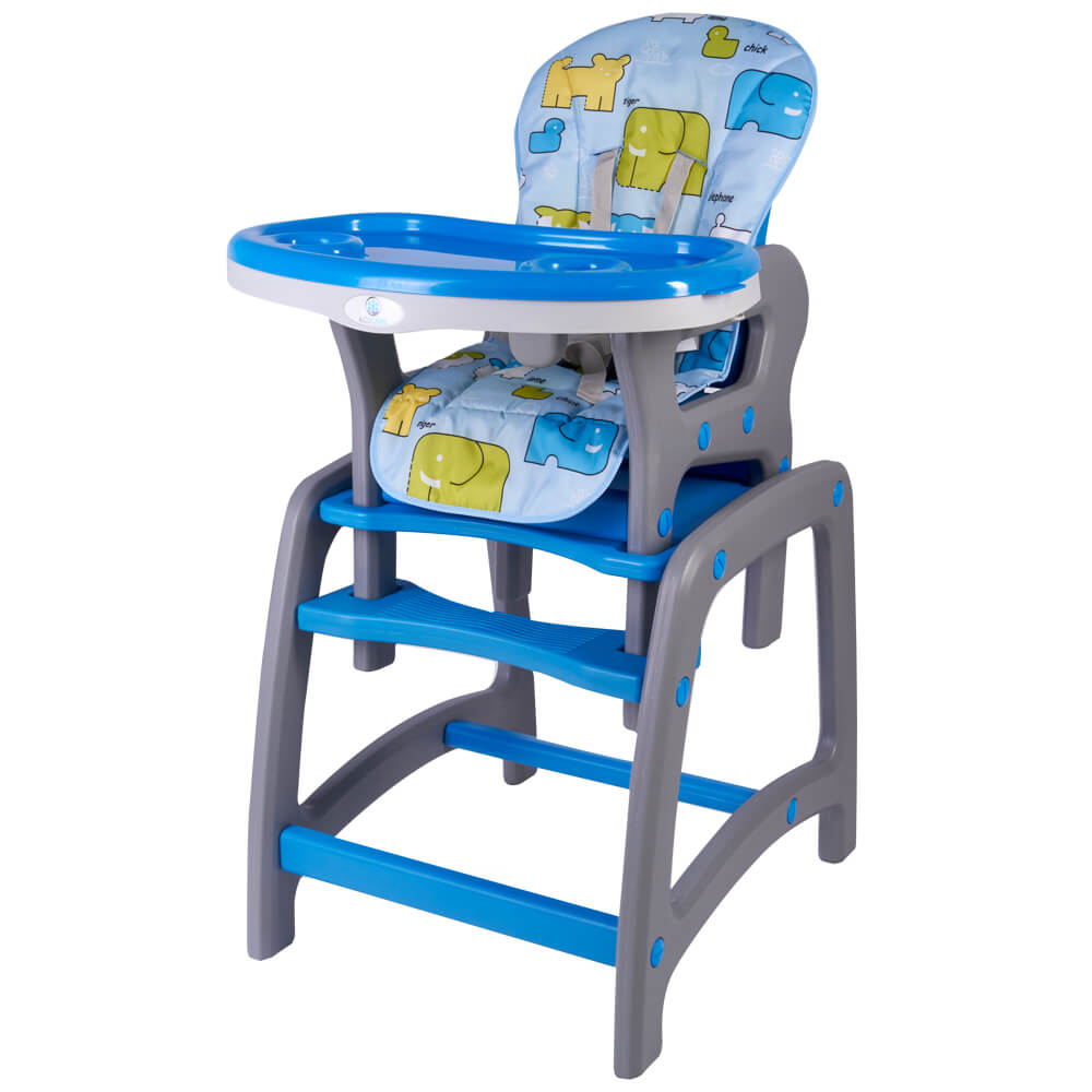 Scaun de masă multifuncțional Kidscare Albastru - imagine 4
