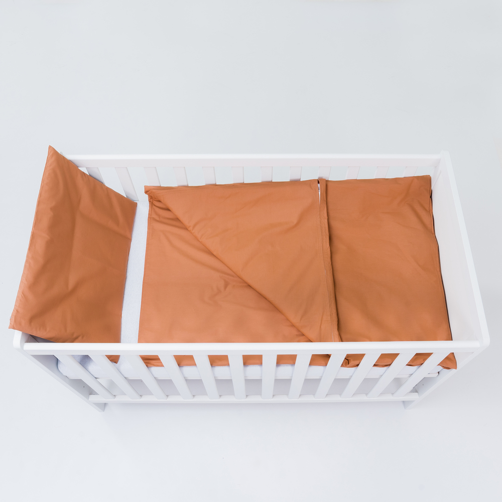 Set Lenjerie Patut 6 Piese E-kids Bumbac Brown - imagine 4