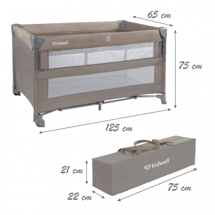 Patut pliabil Kidwell Blissy Lift - Funcționalitate Premium - imagine 10