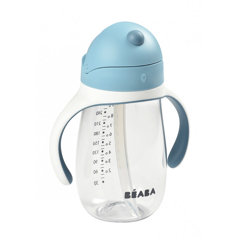 Cana Beaba cu pai Tritan, 300 ml, Windy Blue