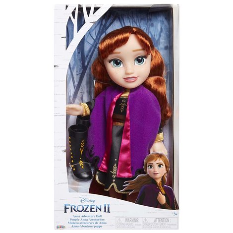 Frozen 2 Anna Păpușă Jakks cu Rochie Călătorie