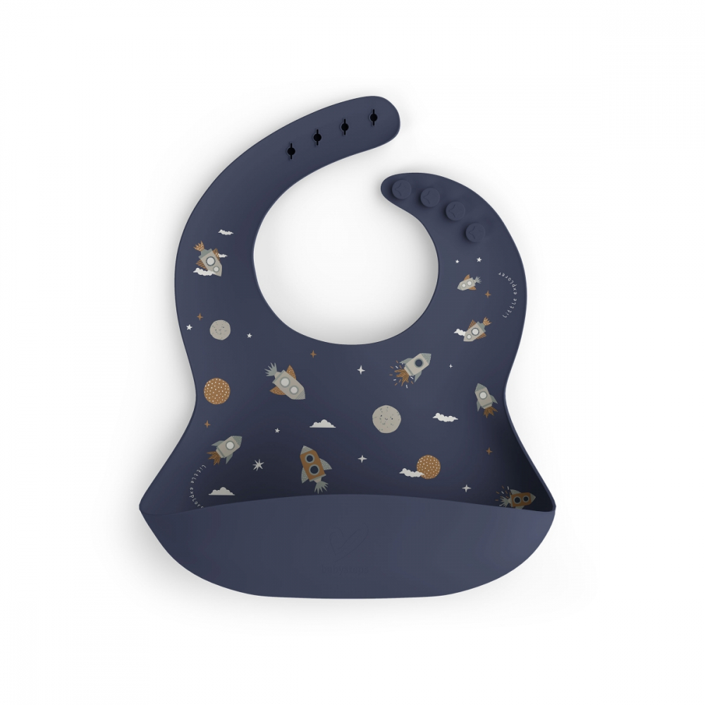 Baveta Silicon Cosmos Babysteps - Antimurdărie - imagine 5
