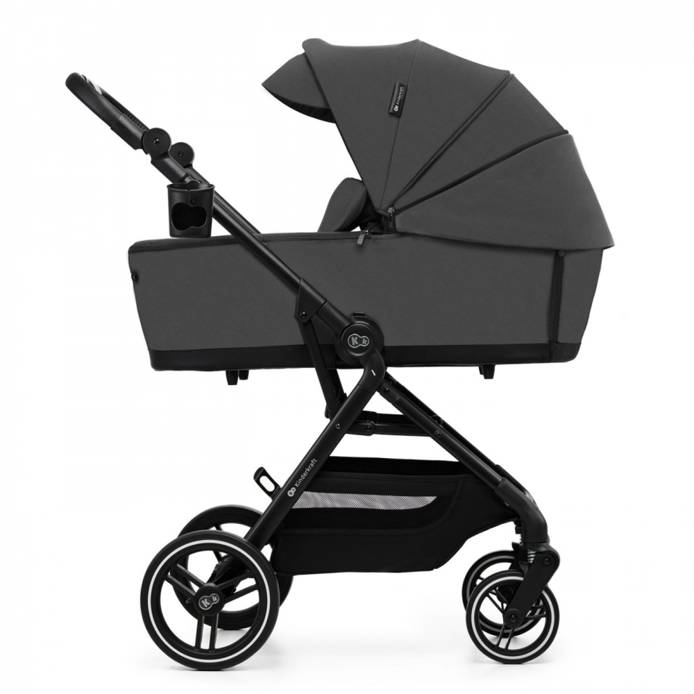 Carucior 2-in-1 Kinderkraft Yoxi Moonlight Grey - imagine 4
