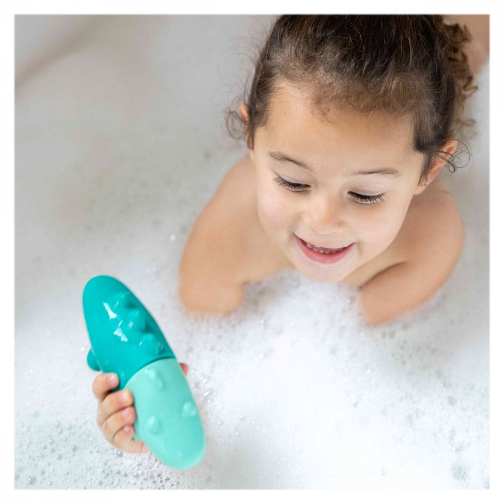 Crocodil Squeezi Quut | Jucărie Baie Silicon - imagine 3