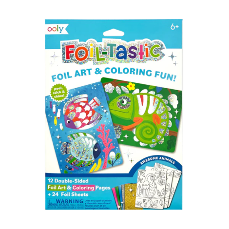 Ooly Foil-tastic - Arta cu Folie Animale