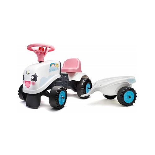 Tractor Copii Falk FK 206B Roz cu Remorca - imagine 3