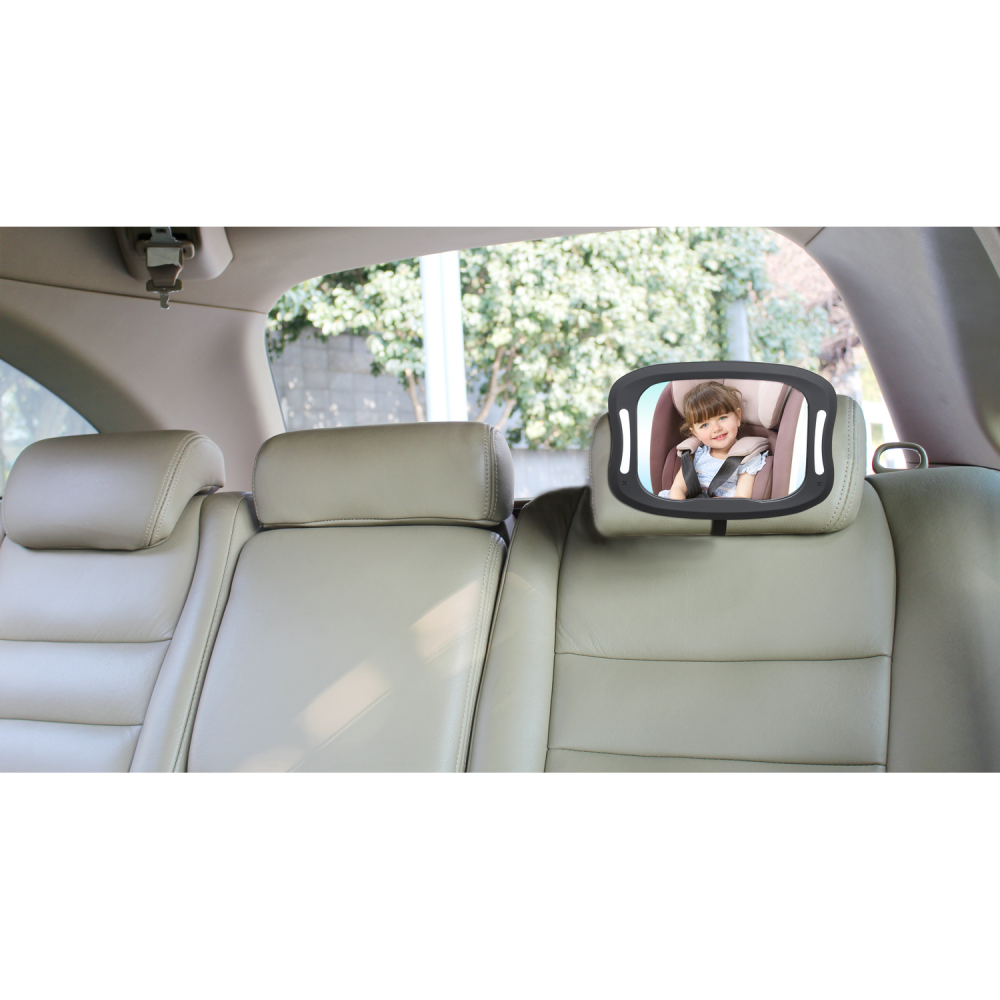 Oglindă Auto Retrovizoare Altabebe cu Iluminare LED - imagine 3