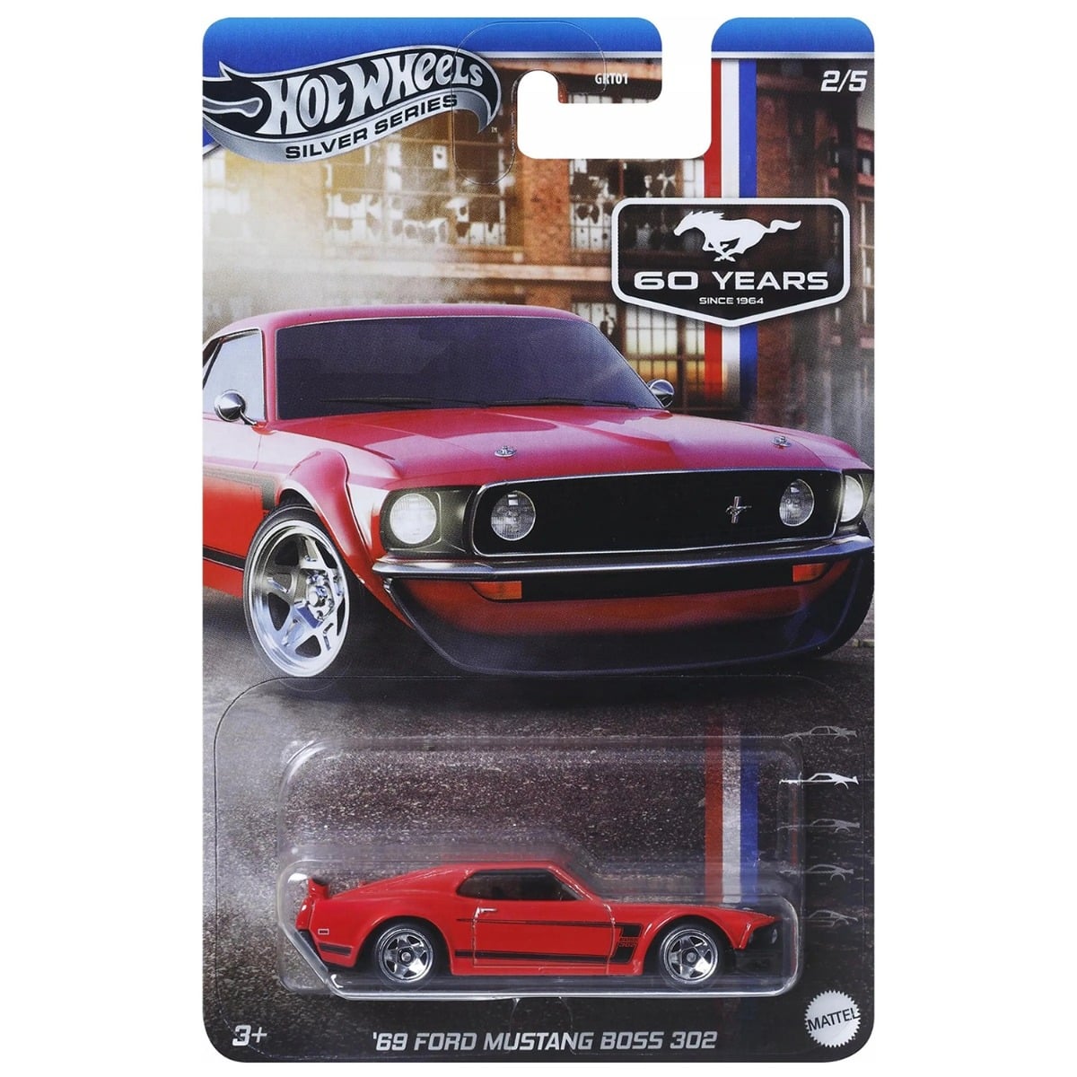 Masinuta Hot Wheels 69 Ford Mustang Boss 302 1:64