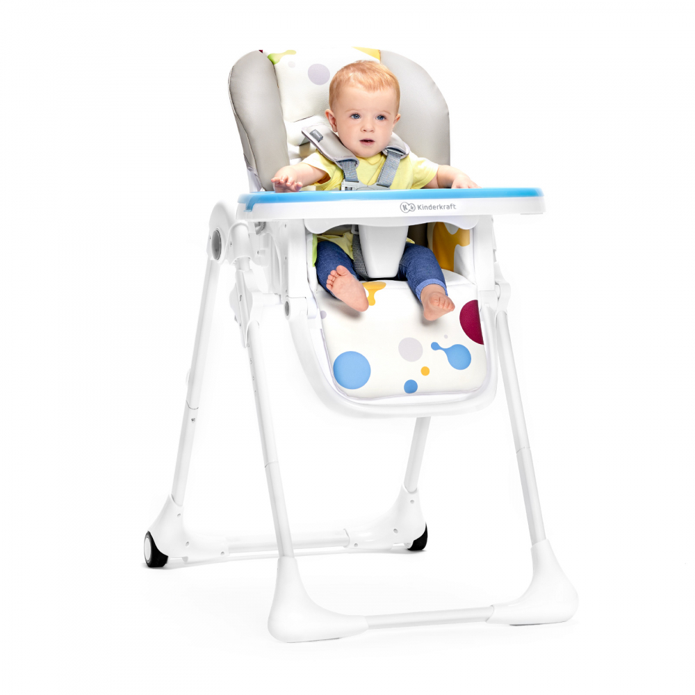 Kinderkraft Yummy - Scaun masă pliabil multicolor