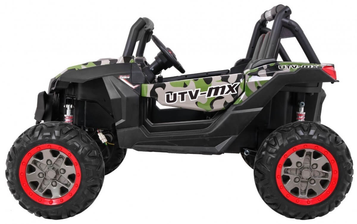 Masinuta Electrica UTV 4x4 Military 2 Locuri - Autokids - imagine 3