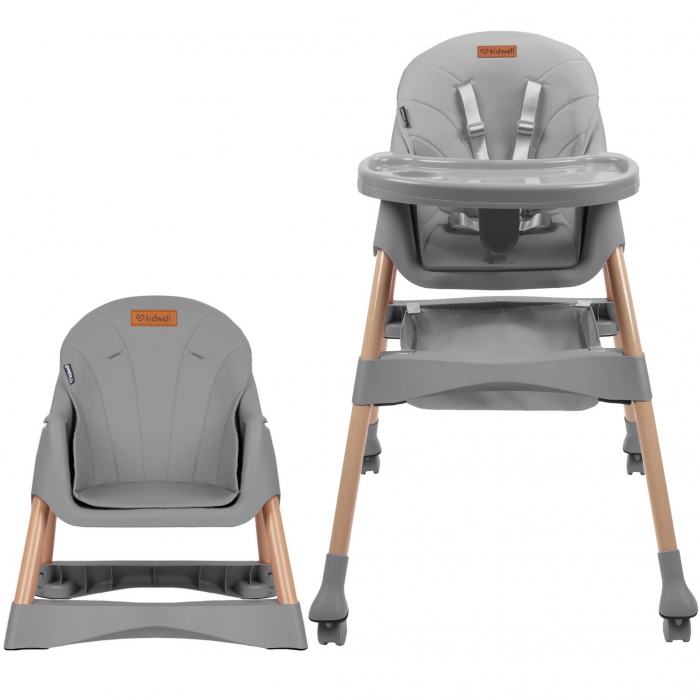 Scaun de masa 2 in 1 Kidwell Karimi gri - imagine 5