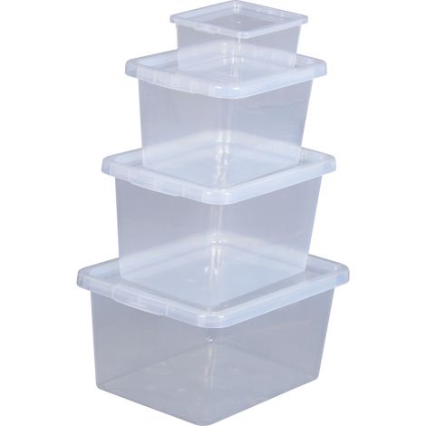 Cutie Transparentă Moje Bambino 20L - Depozitare Școlară - imagine 4