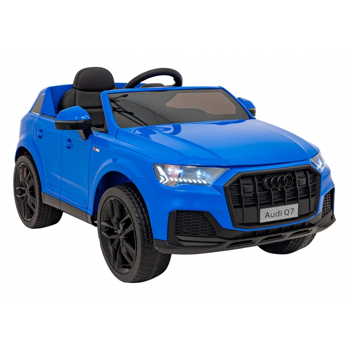Mașinuță Electrică Audi Q7 New Lift, 70W, Albastru - imagine 5