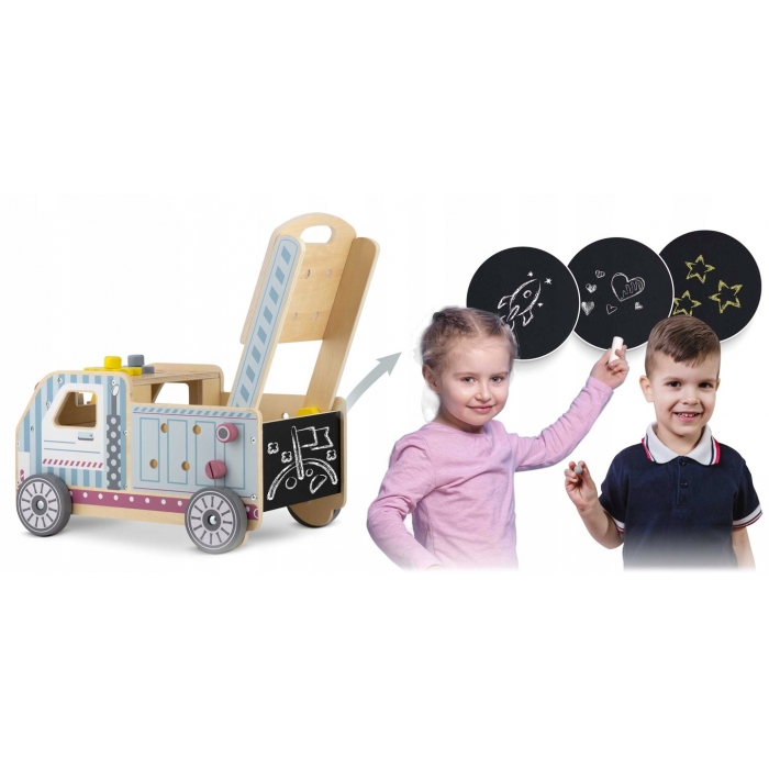 Antepremergator Ricokids Tool Truck din Lemn - imagine 4