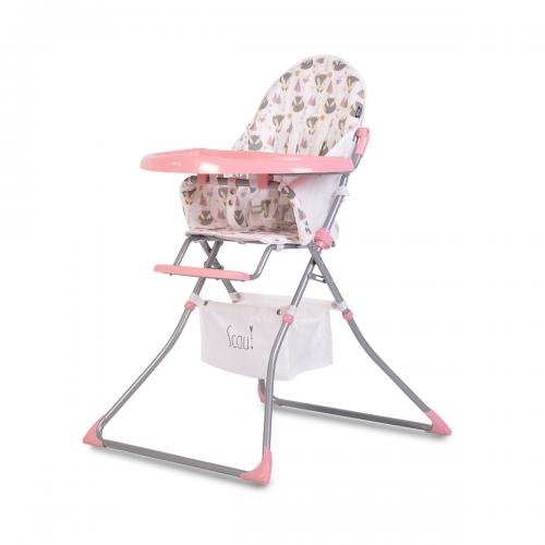 Scaun de masă Scaut Pink Moni, Compact și Pratic - imagine 3