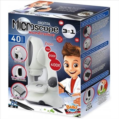 Video Microscop Buki 3 în 1, Zoom 400x