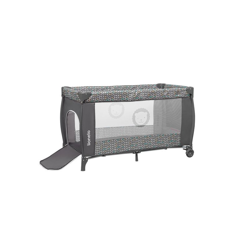 Pătuț pliant Lionelo Sven Plus, 120x60 cm, Grey Scandi - imagine 10