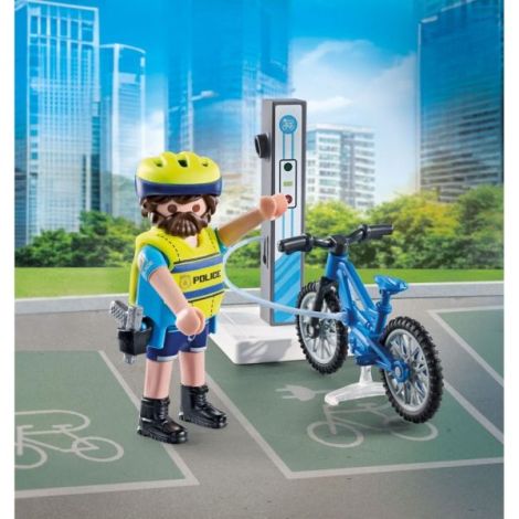 Playmobil Politist cu Bicicleta - Aventură Educațională - imagine 4