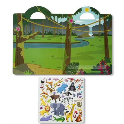 Abtibilduri Pufoase Safari Melissa & Doug - imagine 3