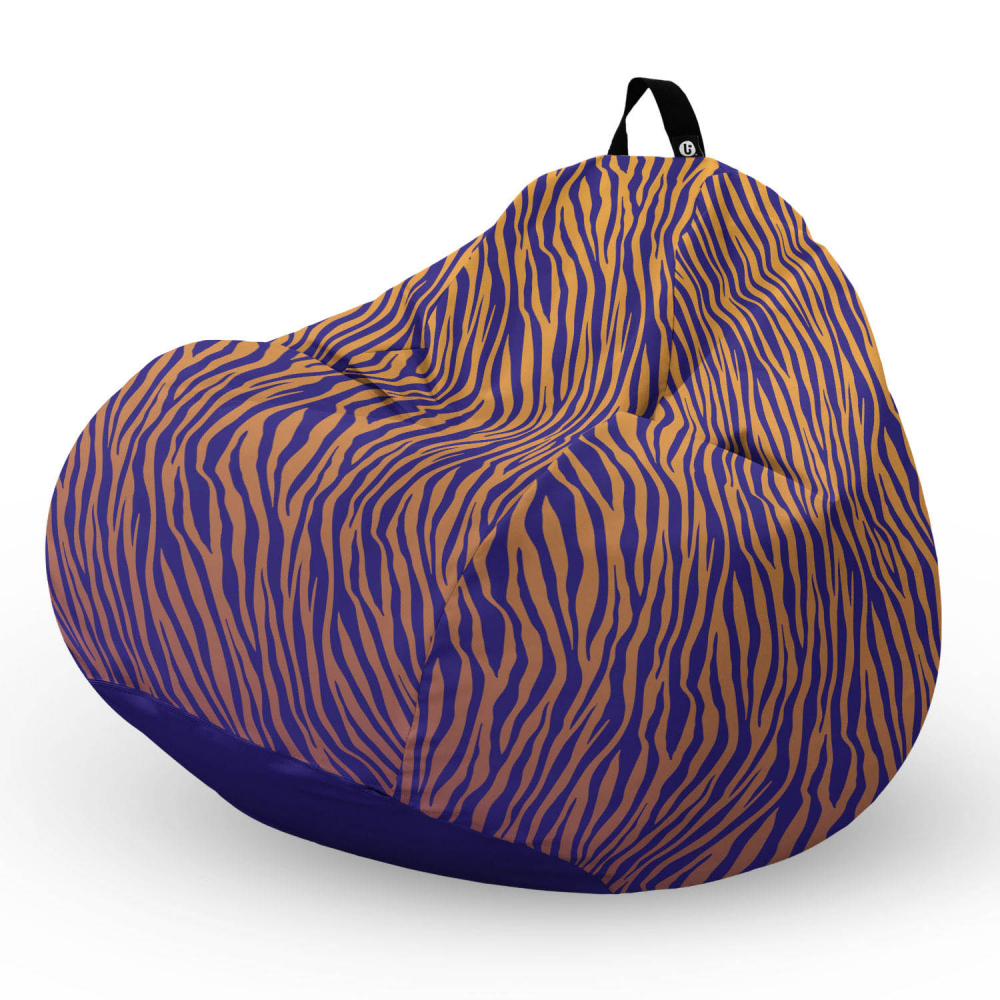 Fotoliu Puf Bean Bag L Zebra, Updeco - imagine 5