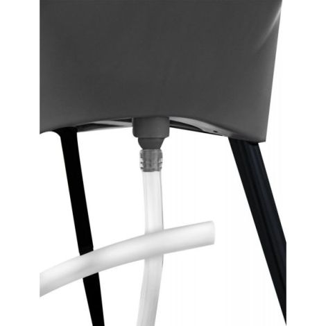 Cadita Baie BabyJem Elegant Gri - Ergonomica - imagine 4