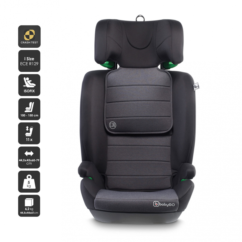 BabyGo SafeChild2 Grey - Scaun auto R129