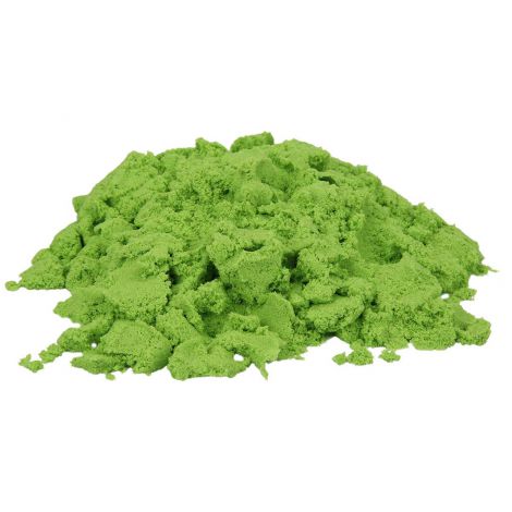 Nisip Kinetic Crafy Verde 350g cu 3 Unelte - imagine 5