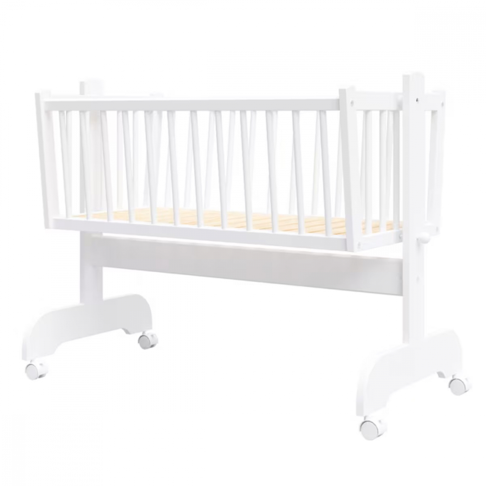 Pătuț Cristine E-kids cu Balansare Lemn Masiv - imagine 4
