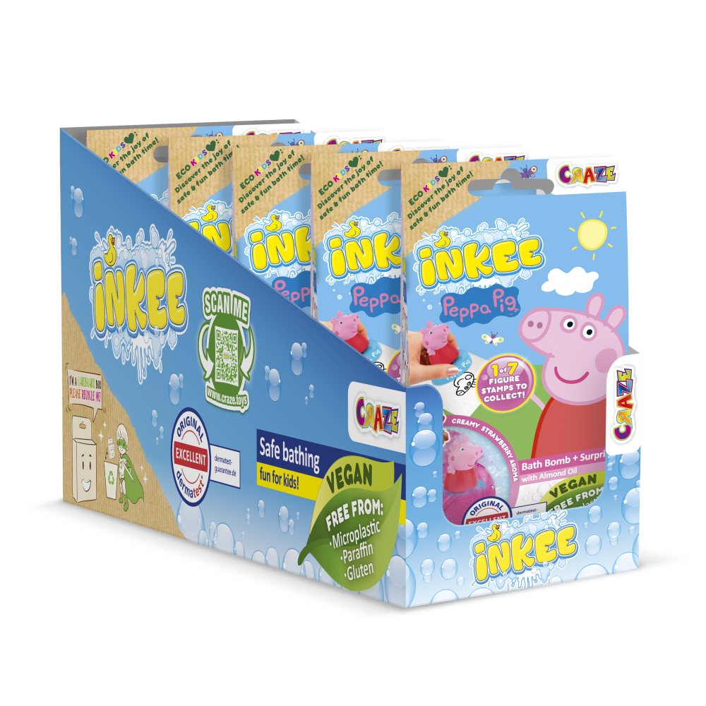 Bila Baie Craze Peppa Pig cu Supriză Figurină - imagine 3