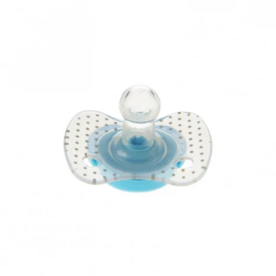 Suzeta Silicon Minut Baby 12+ Turcoaz - Confort Sigur