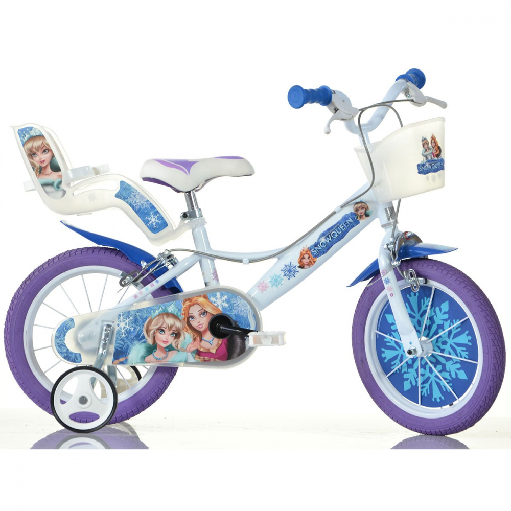 Snow Queen 14" Dino Bikes - Siguranță și Stil - imagine 2