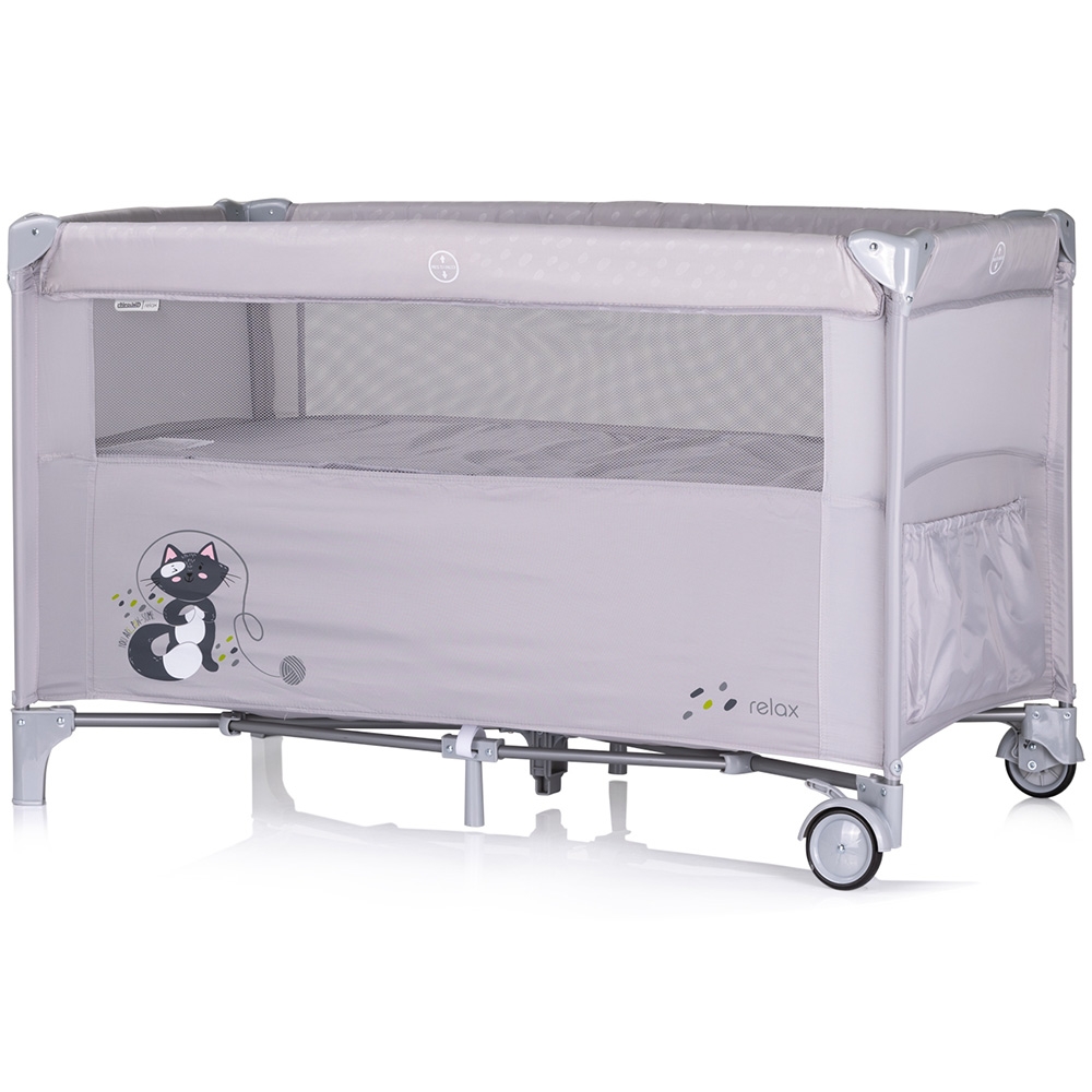 Chipolino Patut Pliabil cu Laterala Culisanta - imagine 2