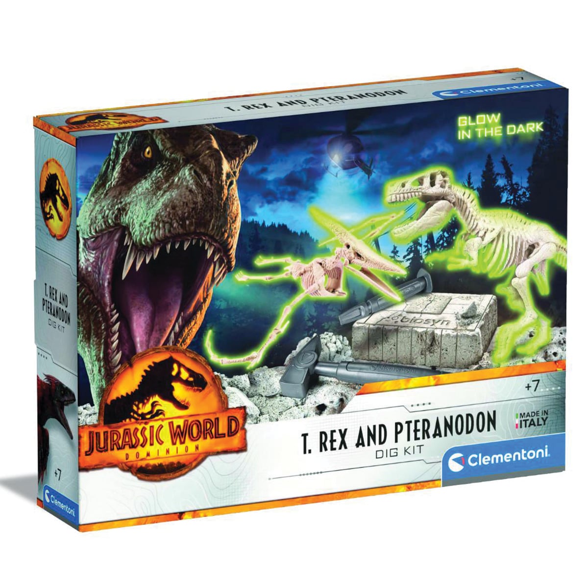 Kit Arheologic Clementoni T-Rex Glow In The Dark
