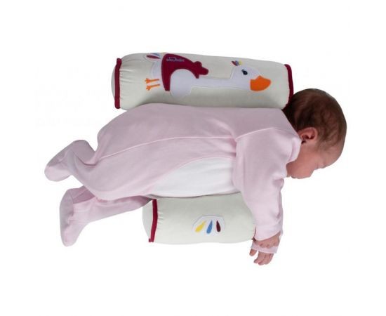 Pozitionator SeviBebe Rață Alb | Somn Sigur