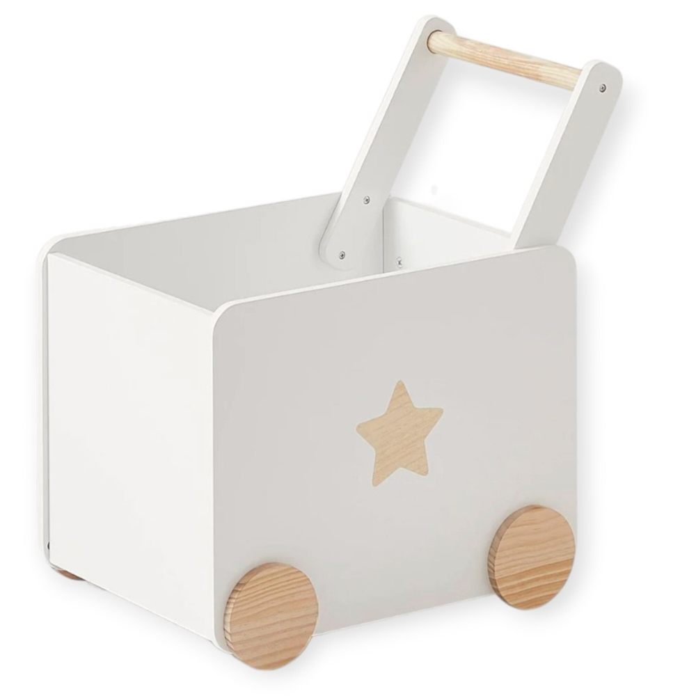 Cutie depozitare lemn Ginger Home cu roti - imagine 9