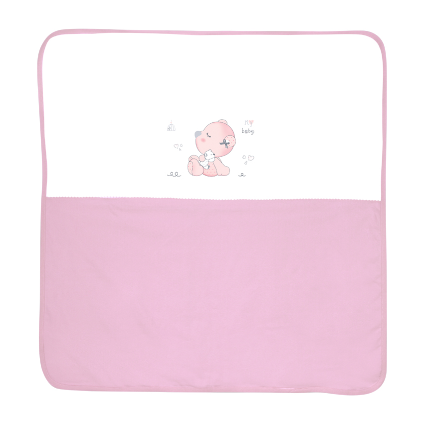 Paturica Bumbac Za Za Pink 90x90 cm Lorelli