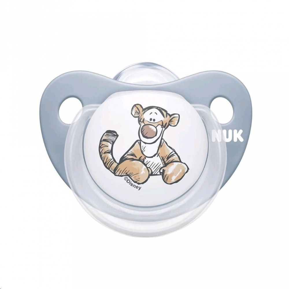 Suzetă NUK Disney Winnie Silicon M2 Bleu, 6-18 luni