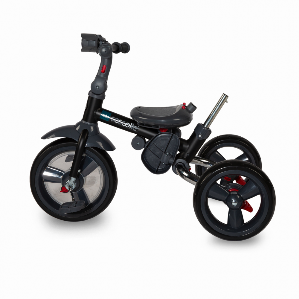 Tricicleta Coccolle Velo Mustar 4în1, Pliabilă - imagine 8