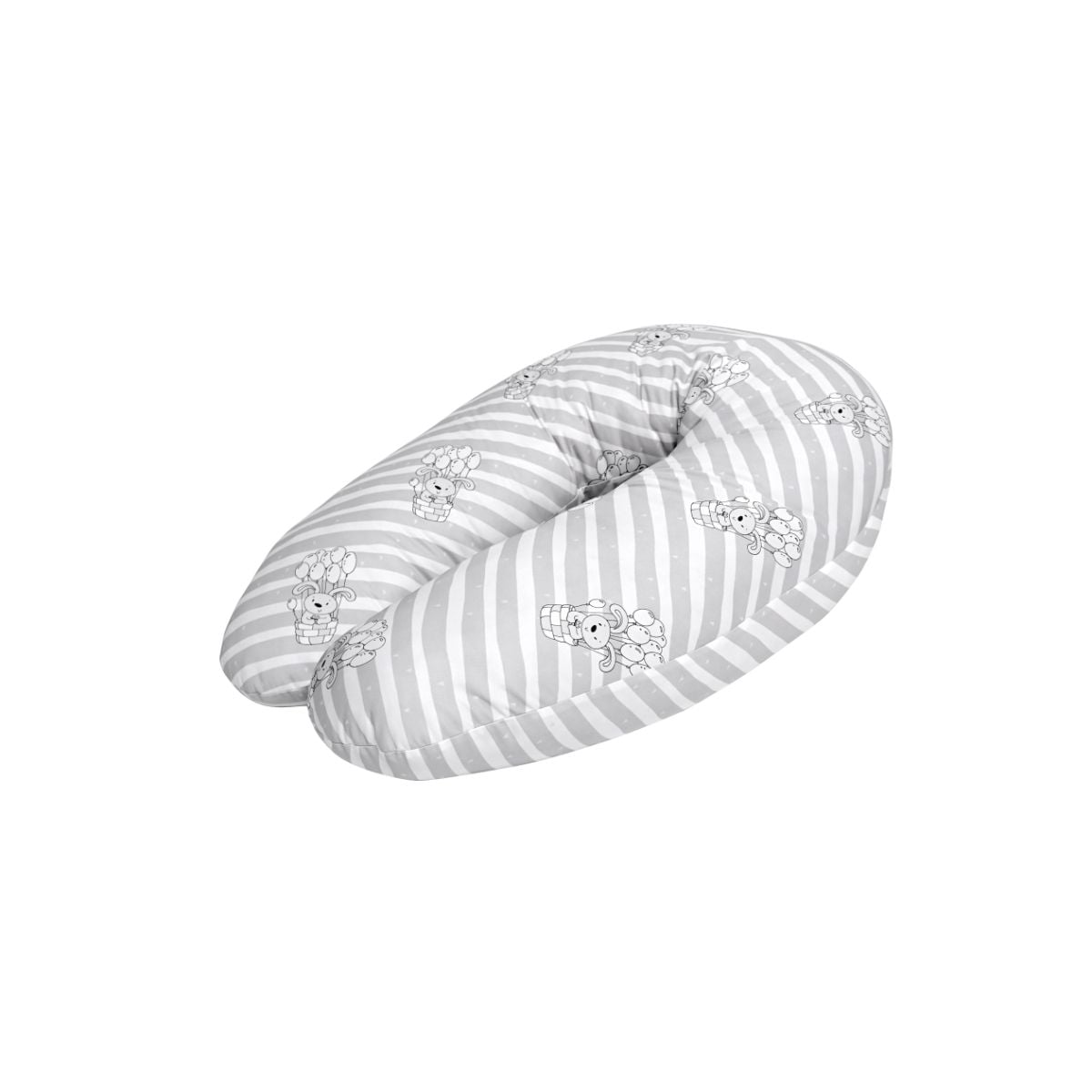 Perna Alaptare Lorelli Grey Striped, Multifunctionala