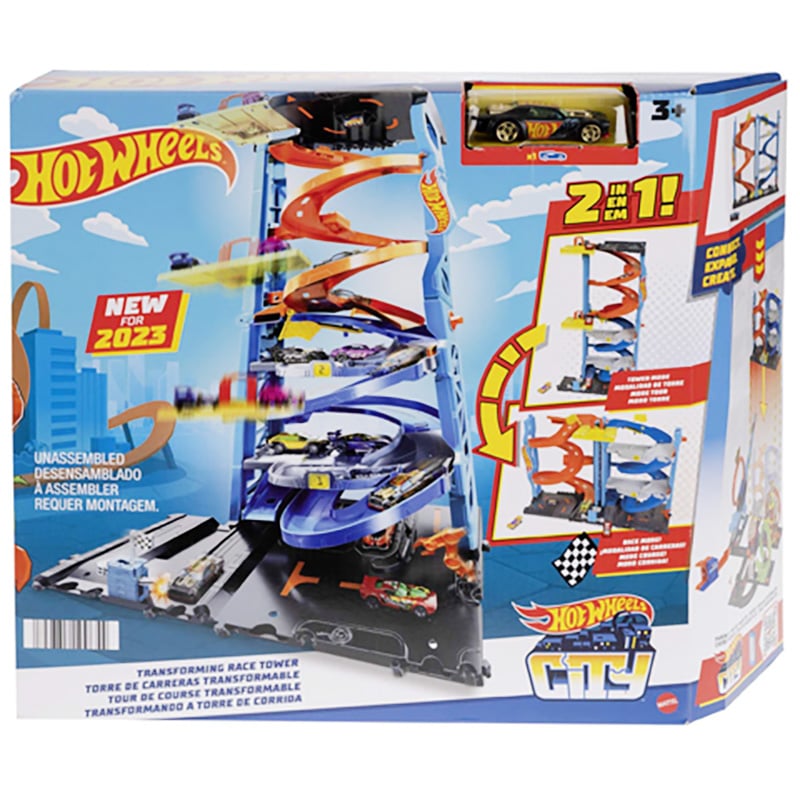 Hot Wheels Turn Curse 2 în 1 cu Masină