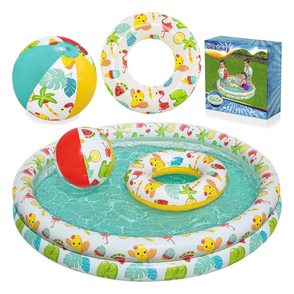 Set Piscina Gonflabila Bestway cu Accesorii