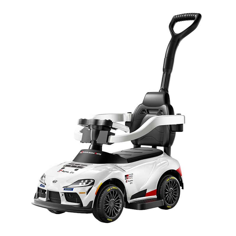 Mașinuță Electrică Toyota GR Supra 3in1 cu Mâner
